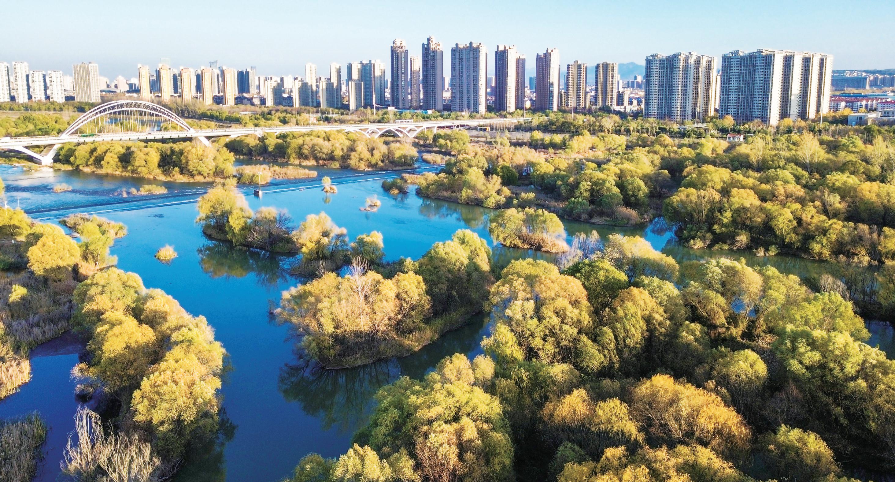 河南洛阳:湿地美 生态优